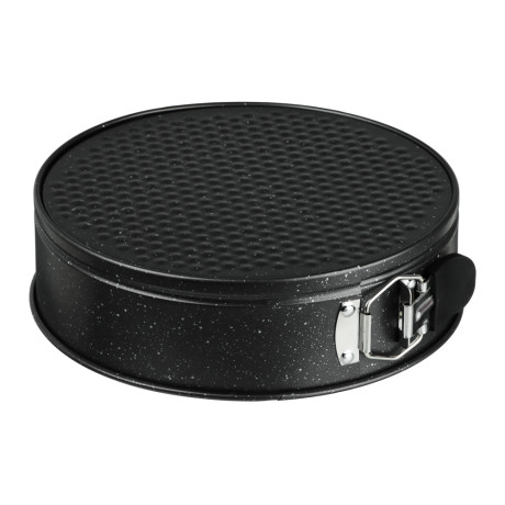 SATOSHI Лион Форма для выпечки круглая разъемная 24x6,5см, антиприг.покрытие Мрамор, силикон.ручки