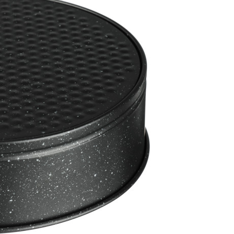 SATOSHI Лион Форма для выпечки круглая разъемная 24x6,5см, антиприг.покрытие Мрамор, силикон.ручки