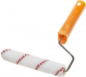 Мини-валик STAYER "MASTER" VELOUR малярный в сборе, ворс 4мм, бюгель 6мм, 15х160мм