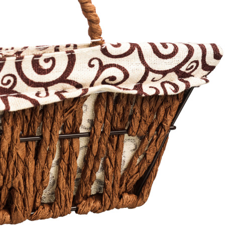 Корзинка плетеная тм VETTA Амелия, 22х22х8см, 2 дизайна