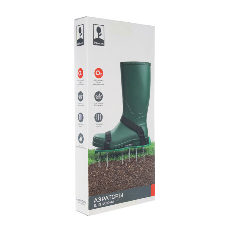 Аэраторы для газона тм INBLOOM, 29х13х4.2см, РР, сталь