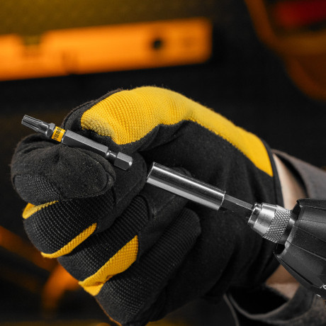 Бита TX 25х50, сталь S2, шестигранный профиль, 10 шт. Е 6,3 Denzel