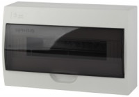 ЭРА SIMPLE бокс (корпус) пластик ЩРН-П-15 мод. навесной БЕЛЫЙ с дымчатой дверцей IP41