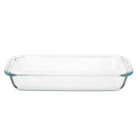 SATOSHI Форма для запекания жаропрочная прямоуг., с ручками, стекло, 34,5х20,4х5,2см, 2,2л,GB-2200