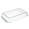 SATOSHI Форма для запекания жаропрочная прямоуг., с ручками, стекло, 34,5х20,4х5,2см, 2,2л,GB-2200