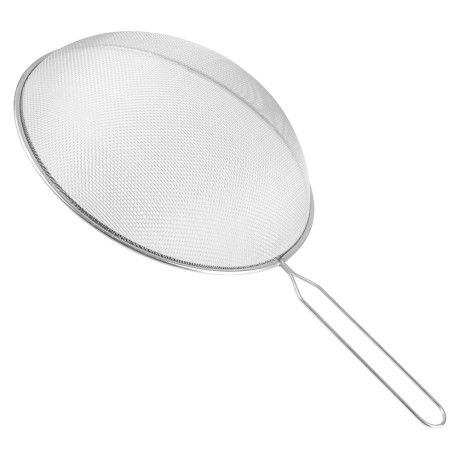 Сито с ободом и ручкой 21см, металл