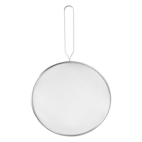 Сито с ободом и ручкой 21см, металл