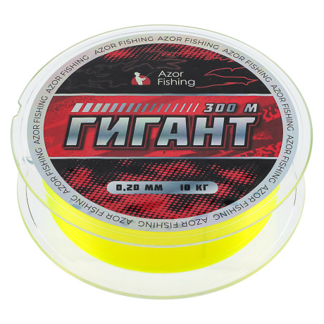 AZOR FISHING Леска ГИГАНТ, 300м, 0,20мм