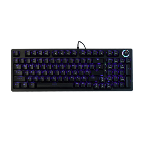 BY Игровая клавиатура проводная механическая Scutum FULL SIZE 96 кл., Outemu "Brown", RGB, 2м