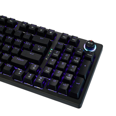 BY Игровая клавиатура проводная механическая Scutum FULL SIZE 96 кл., Outemu "Brown", RGB, 2м