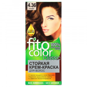Краска для волос FITO COLOR Classic, 115 мл, тон 4.36 мокко