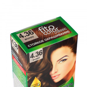 Краска для волос FITO COLOR Classic, 115 мл, тон 4.36 мокко