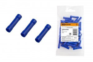 TDM Гильза соединительная изолиров. ГСИ 2,5 синяя (уп. 50шт, цена/уп) (15уп.!) (15!) SQ0546-0008