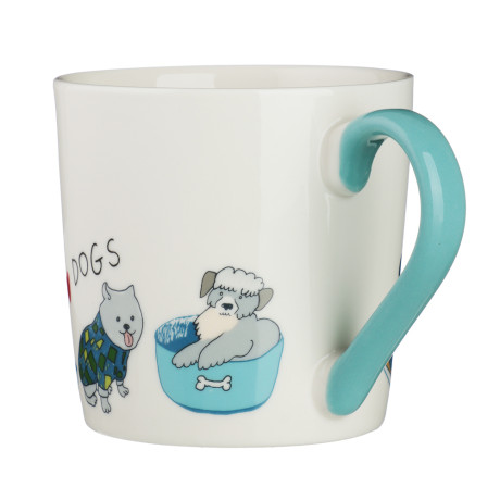 MILLIMI Четыре лапы Кружка 390мл, фарфор, 4 дизайна