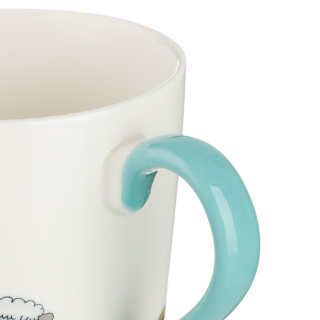 MILLIMI Четыре лапы Кружка 390мл, фарфор, 4 дизайна