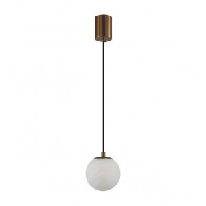 ODEON LIGHT 6685/8L L-VISION ODL25 213 св-к подвес. п/латунь LED 8W 3000K/3500K/4000K 220V MARBELLA