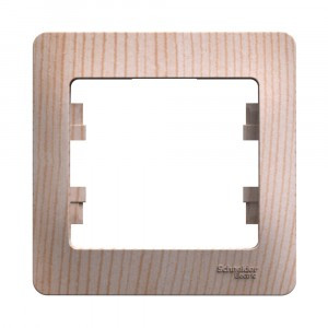 Systeme Electric GLOSSA рамка СУ 1 мест. Сосна GSL001501 (10!)