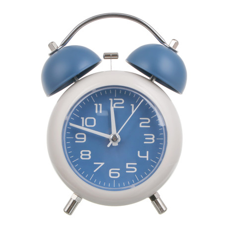 Будильник тм LADECOR CHRONO 10,5x5,5x15,5 см, пластик, металл, 1xAA, 4 вида