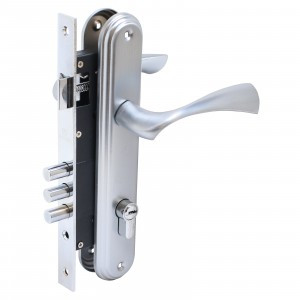 БУЛАТ ЗВ4-3.03.07 НОМОС титан  5 перф.кл. Замок врезной с/руч12)