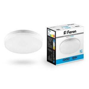 Feron GX53 9W(780lm) 6400K 6K 24x75 матовая LB-452 25867