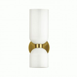 ODEON LIGHT 4798/2W MIDCENT ODL21 213 бронзовый/бел. Бра с выкл. E14 2x60W 360x140 ORINOCO