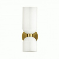 ODEON LIGHT 4798/2W MIDCENT ODL21 213 бронзовый/бел. Бра с выкл. E14 2x60W 360x140 ORINOCO