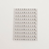 Stekker Маркеры для ЗНИ (JXB) буквы A,B,C,N,PE (DIY упак. 10 шт) LD556-3 39659