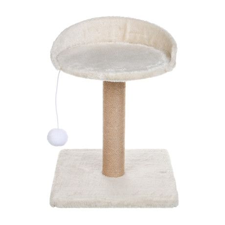 Когтеточка-столбик для кошек тм VETTA, с лежанкой и игрушкой, 30x30x40см