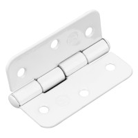 Петля накладная ПН5-60, белая, 4 шт, (Металлист)