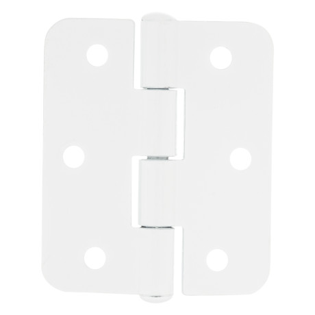 Петля накладная ПН5-60, белая, 4 шт, (Металлист)