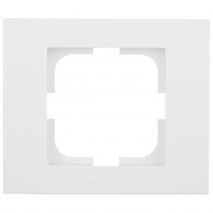 OVIVO Рамка СУ 1 мест. GRANO белый, 400-010000-096