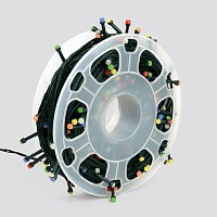 Feron гирлянда-нить улич. 50м на бобине 2200LED 2700K 2K тепл.бел. IP44 шнур 3м CL98 51436