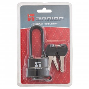 АЛЛЮР "Престиж" ВС1Ч-374ПД влагозащ. дл.дужка 6 кл d6,3мм Шир. 47мм Выс. 38мм  Замок навесной (72,6)