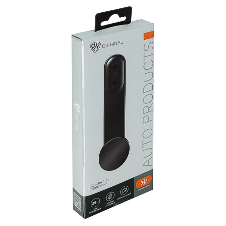 BY Держатель телефона магнитный на панель, гибкая форма, черный