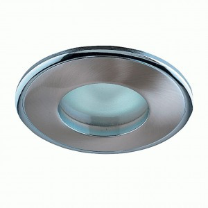 NOVOTECH 369302 NT09 389 никель/хром встр. неповорот. св-к IP65 GU5.3 50W 12V AQUA D85