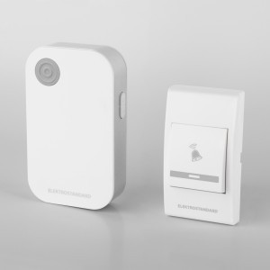 Elektrostandard Дверной звонок 26х0х100 белый DBQ22 DBQ22M WL 36M IP44 a044635