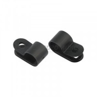 REXANT скоба под винт нейлон 6.6 9 мм, черная (упак. 50 шт.) (10!) 07-4409-1