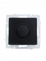 Lezard VESNA мех. диммер СУ 1 кл. 16А (1000Вт) черный бархат (корп. ABS) 742-4288-157