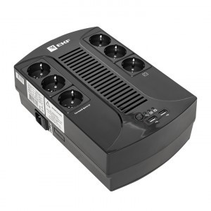 EKF ИБП E-Power Home 800 ВА (480Вт), 6роз., 2xUSB Charger, USB, RJ11 SSW-800