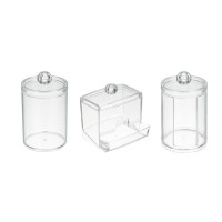 Набор органайзеров 3 штуки тм ЮНИLOOK, пластик, прозрачный, #123