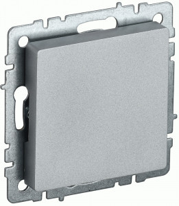 IEK BRITE заглушка СУ c суппортом МЗ10-БрА алюм. BR-PL10-K47