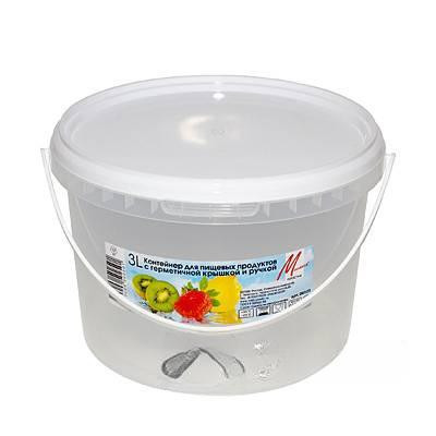 Контейнер 3 л для пищевых продуктов герметичный МилихПластик 06103