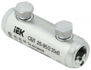 IEK Соединитель болтовой луженый СБЛ 25-95/2 35кВ UCB11-025-095-02-35