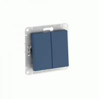 Systeme Electric ATLASDESIGN мех. выкл. (перекл прох)СУ 2 кл. 10А(автоклем)АКВАМАРИН ATN001165S (5!)