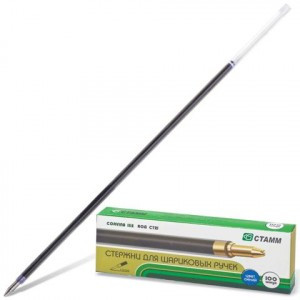 Стержень шариковый 152мм, российский наконечник, 1мм, синий (Corvina)