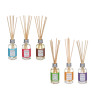 LADECOR Аромадиффузор с палочками, 30мл 6 ароматов зел. чай, лаванда, роза, ваниль, океан, корица