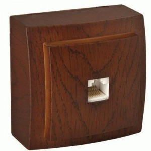 Nilson THEMIS роз. компьют. ОУ 1 мест. орех (RJ45, кат. 5е) 26271044