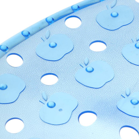 VETTA Коврик в раковину противоскользящий, ПВХ, d32см "Яблоки", 4 цвета