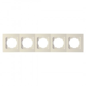 Nilson TOURAN  рамка СУ 5 мест. крем 24120095