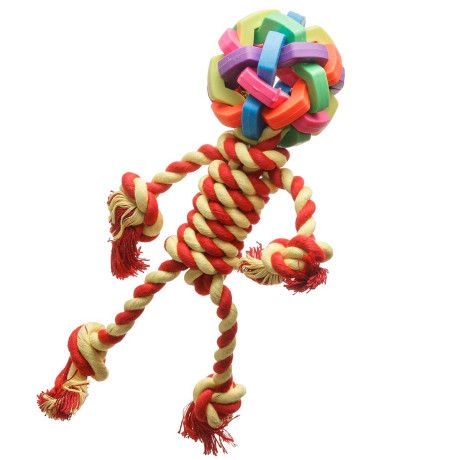 Игрушка для животных "Человек с мячом" 25 см NA2635